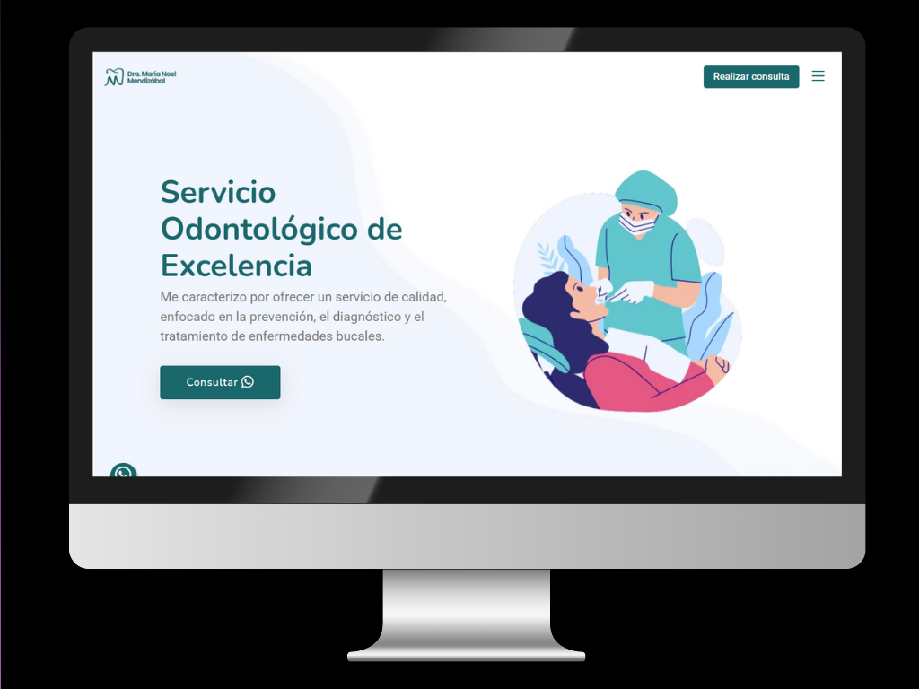 Diseño de página web moderna para clínica dental en Punta del Este